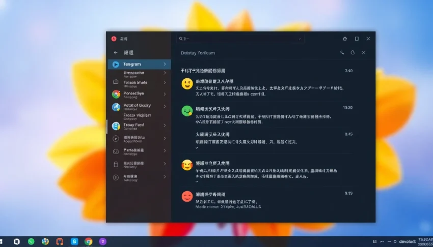 View Telegram电脑版中文 interface showcasing messaging features and user-friendly design.