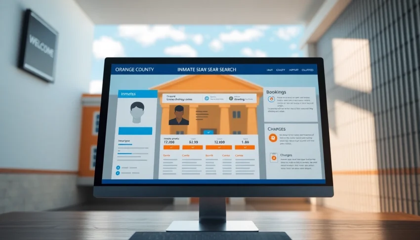 Access detailed records for an orange county inmate search via the secure online interface.