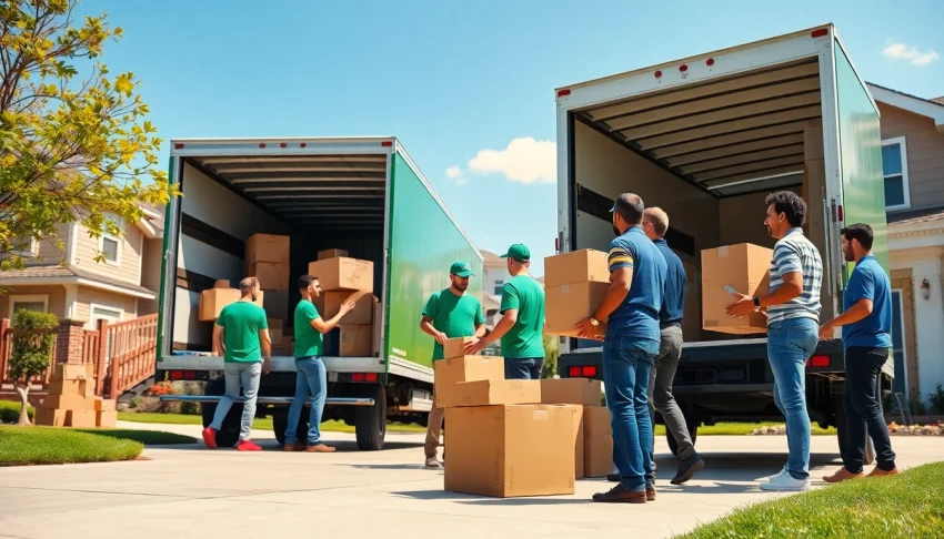 Efficient movers loading a truck at https://starvanlinesmovers.com, showcasing teamwork and professionalism.
