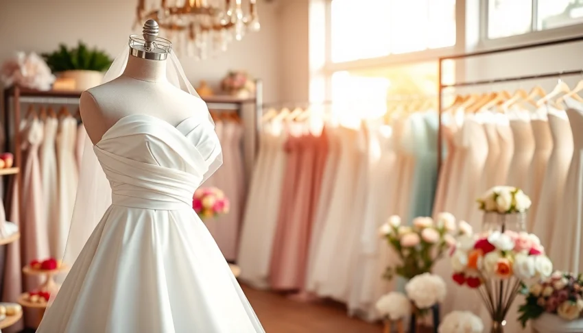 Discover elegant designs at Manitoba bridal salons featuring wedding gowns and accessories.