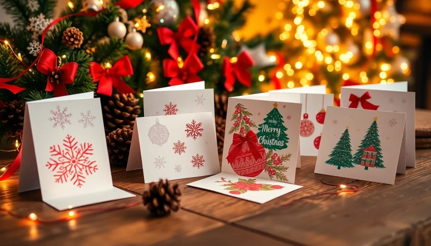 Order charming next day Christmas cards to celebrate the holiday spirit with unique designs