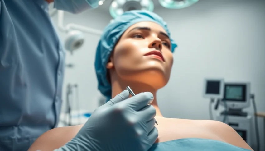 Plastische Chirurgie Braunschweig: Facharzt bei präziser Handchirurgie in modernem OP-Saal.