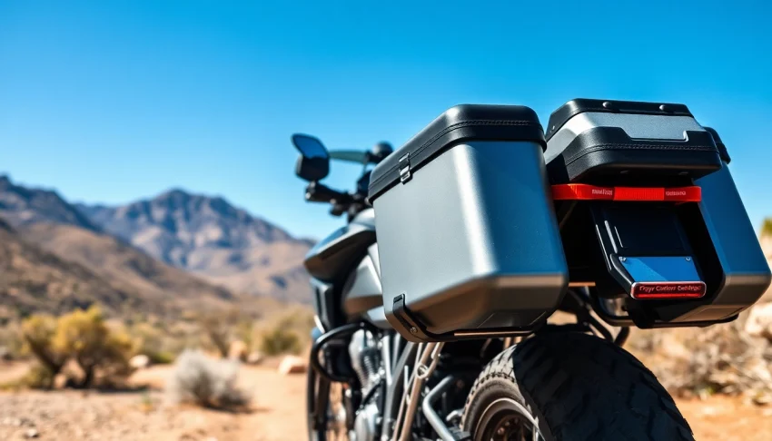 Explore motorcycle panniers Australia designed for adventure in scenic nature.