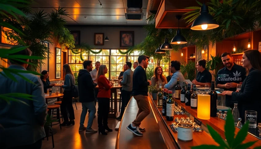 Join a cannabis club experience at https://cannabisbcn.com with a vibrant social atmosphere.