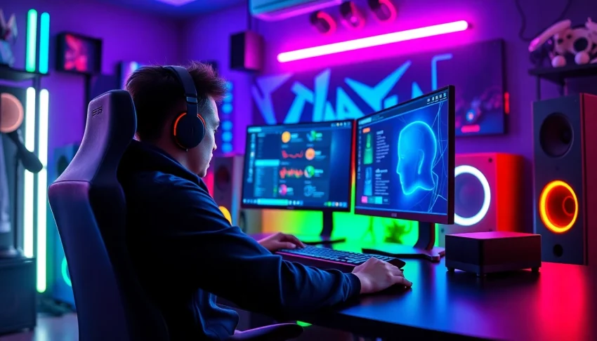MemeSense CS2 download interface displayed on a professional gamer's monitor.
