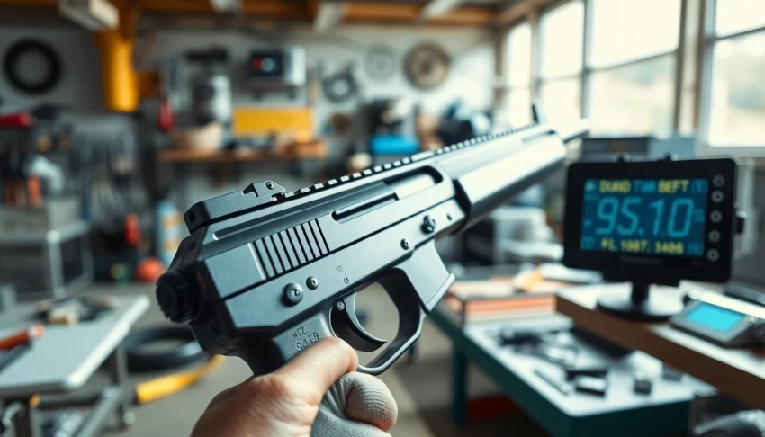 Usar la pistola de radiofrecuencia Mister Worker para aplicaciones industriales precisas.