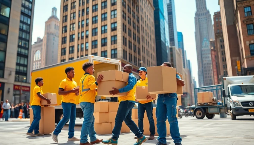 Best movers nyc team efficiently handles a relocation in bustling New York City.