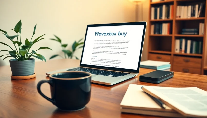 Learn how to xanax buy safely in a serene home office setup with a laptop and health literature.
