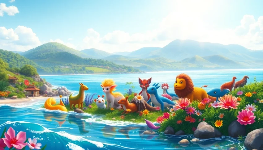 Menggali keindahan 토토피아 dengan pemandangan pulau yang penuh warna dan keberagaman hayati.